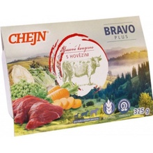 Chejn Bravo Plus Adult Dog hovězí a zelenina 325 g