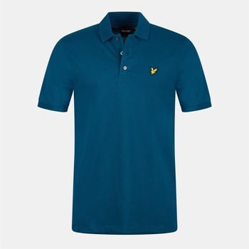 Lyle and Scott Блуза с яка Lyle and Scott Basic Short Sleeve Polo Shirt - Apres Navy W992