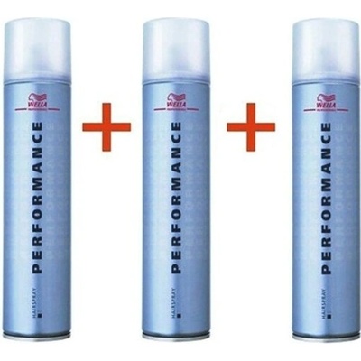 Wella Performance lak na vlasy extra silný R 3 x 500 ml