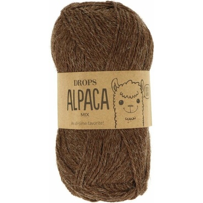 Drops Alpaca MIX 9043 hnedá