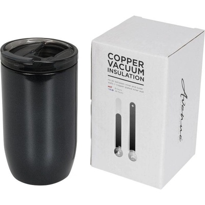 Avenue Termohrnek Lago s měděnou vakuovou izolací černá 380 ml