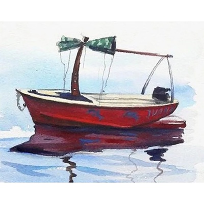 TSvetnoy Комплект за рисуване с диаманти TSvetnoy - Boat in Calm Waters