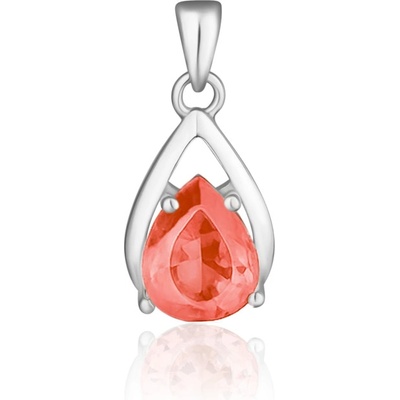 JVD Dámský stříbrný přívěsek s rubínem SVLP0615SH2R100