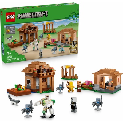 LEGO® Minecraft 21596 Útok Mága na dedinu