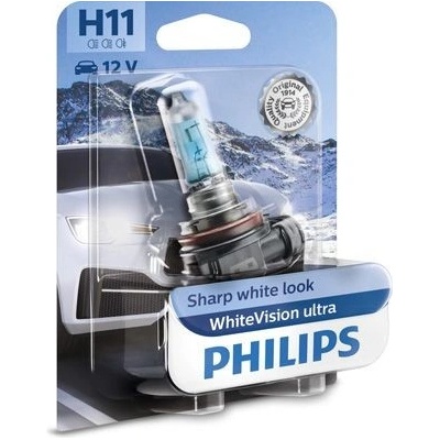 Philips WhiteVision Ultra H11 PGJ19-2 12V 55W 12362WVUB1