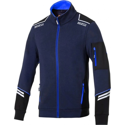 Sparco ALABAMA TECH FULL ZIP mikina Námornícka modrá-Kráľovská modrá