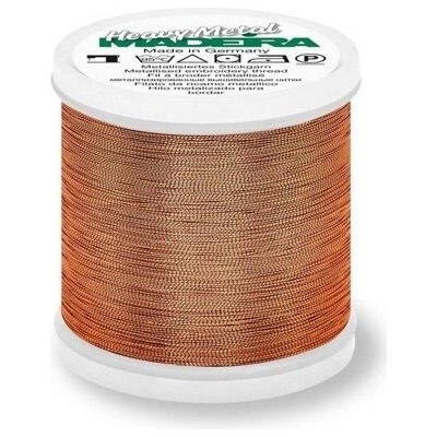Vyšívací nit Madeira Heavy Metal 30 (200m) barva 6028 copper