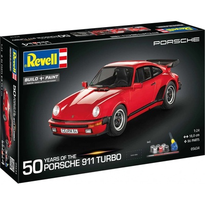 Revell Gift Set Porsche 911 Turbo 50th Anniversary 05634 1:24