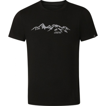 ALPINE PRO Мъжка функционална тениска с антибактериална обработка ALPINE PRO LYOR черен вариант pa ALPINE PRO | Cheren | МЪЖЕ | XS