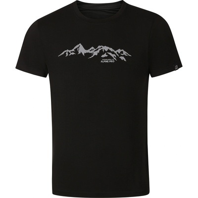 ALPINE PRO Мъжка функционална тениска с антибактериална обработка ALPINE PRO LYOR черен вариант pa ALPINE PRO | Cheren | МЪЖЕ | XS