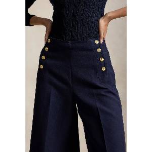 Ralph Lauren панталон тип кюлоти дамски с добавена вълна (211B17569)