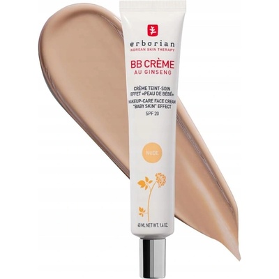 Erborian BB krém SPF20 BB Creme Make-up Care Face Cream 40 ml Nude