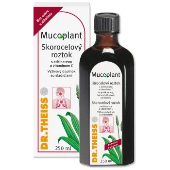 Dr.Theiss Mucoplant Skorocelový sirup s echinaceou a vitamínom C 250 ml