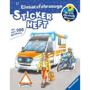 Wieso? Weshalb? Warum? Stickerheft: Einsatzfahrzeuge | Oliver Kockmann (ISBN: 9783473600441)