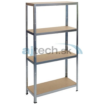 Racks RAT20 HD, regál 180x90x45 cm, kovový, max. 265 kg/polica