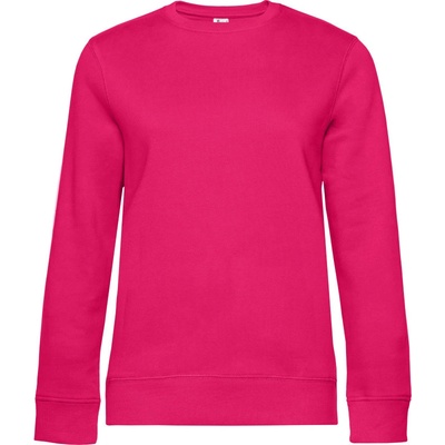 B&C Queen Crew Neck dámská COT-01W01Qx5200 purpurová růžová