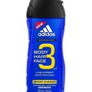 Sprchovacie gély Adidas 3 Active Sport Energy sprchový gél 400 ml