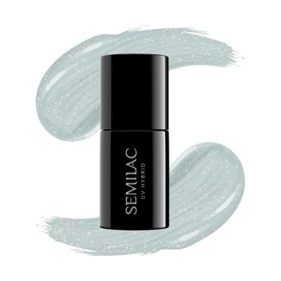 Semilac gél lak 323 Ice Mint Shimmer Šedá 7 ml