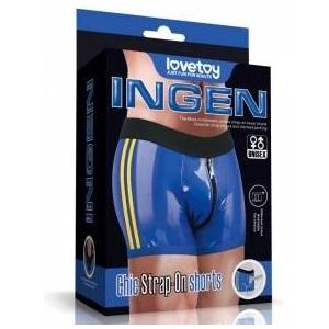 Boss of Toys Chic Strap-On shorts (32 - 35 inch waist) Blue