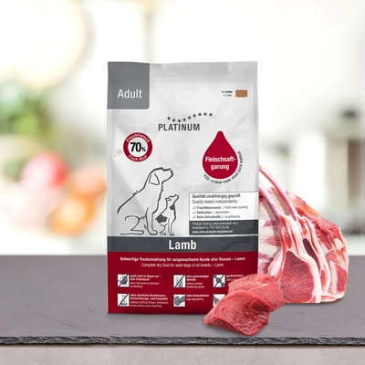 PLATINUM Adult Lamb & Rice - Премиум храна за кучета със 70% прясно агнешко месо 1.5kg/5kg