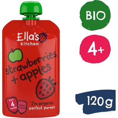 Ella's Kitchen BIO Jahoda a jablko 120 g