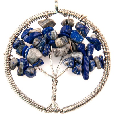 Přívěsek Strom života drátovaný Lapis Lazuli 5 cm – Hledejceny.cz
