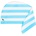 Dock&Bay UK Dock&Bay Бързосъхнещ тюрбан от рециклирани материали Син