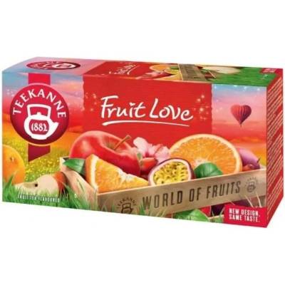 Teekanne ovocný čaj v nálevových vreckách World of Fruits Fruit Love 20 x 2,25 g