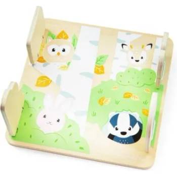 Image 1 of Bigjigs Toys - Дървен пъзел - Горска криеница (34020_2)