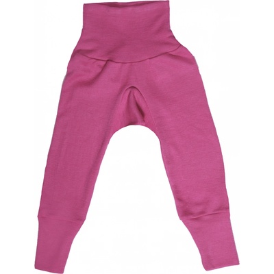 Cosilana Rostoucí kalhoty růžové z merino vlny a hedvábí