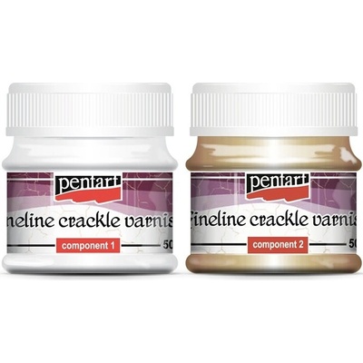pentart Krakelovací lak pro jemné linie průhledný 50 ml – Zboží Dáma