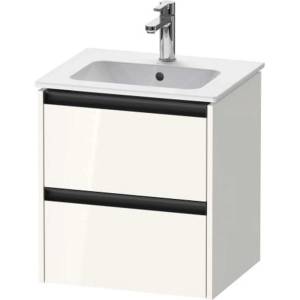 Duravit Ketho. 2 - Шкафче за умивалник 55x51x42 см, 2 чекмеджета, лъскаво бяло K25261022220000 (K25261022220000)