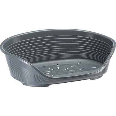 Ferplast Siesta Deluxe 10 dark grey - пластмасово легло за котки и кучета тъмно сив цвят 84 x 55 см (70210947)