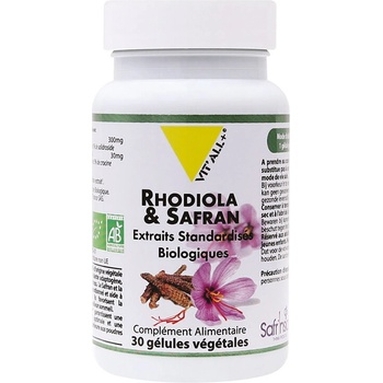 Vit’All+® Златен корен + Шафран 30 капсули | Vit’All+® (679759 (ROSAFBIO30) VP)