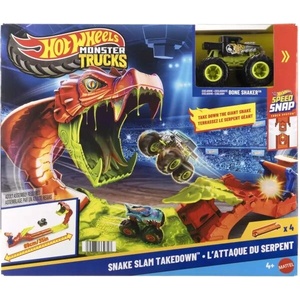 Mattel Hot Wheels: Monster Trucks - Комплект писта „Змийска захапка (JJN44)