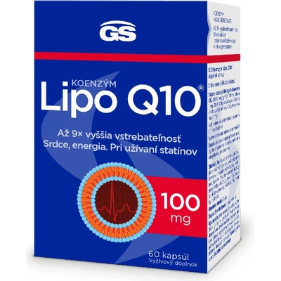 GS Koenzym Lipo Q10 100mg 60 kapsúl