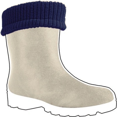 Demar Демар Затоплена стелка за обувка Young 2 Fur, морско синьо (D5466A)