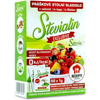 Stevialin Exclusive stolní sladidlo 50 x 1 g