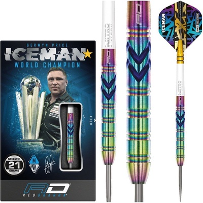 Red Dragon steel Gerwyn Price Ionic 21g, 90% wolfram