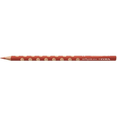 Lyra Groove Slim trojhranná tenká, červená 2820021
