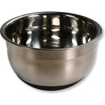 KESPER Кръгла купа Kesper 90890, 2л, Силиконова неплъзгаща се основа, 20х11см, Инокс (90890)