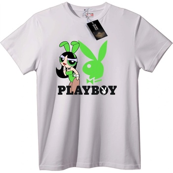 NOONEBRAND Тениска Playboy Powerpuff заек - M, Black