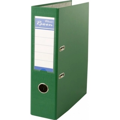 Rexon Класьор Rexon, за документи с формат до A4, дебелина 8см, с метален кант, зелен (OK10000375)