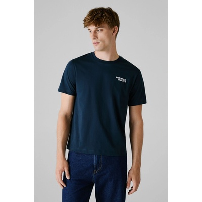 Red Bull Racing X Pepe Jeans pánské tričko REFLECT LOGO TEE modrá