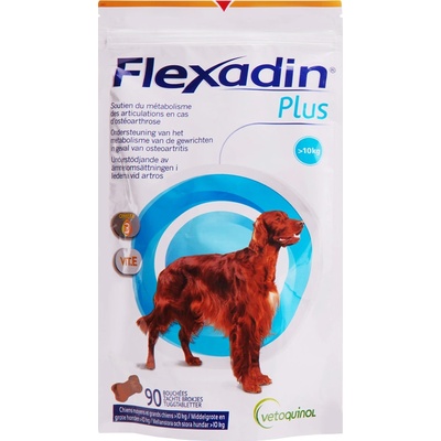 Vétoquinol 2 x 90 броя Flexadin Plus Maxi диетична хранителна добавка за кучета