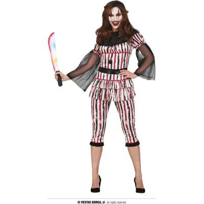 Fiestas Guirca Дамски костюм - Клоун Терор Размер - Възрастни: L