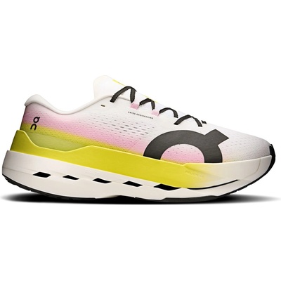 On Мъжки маратонки On Cloudboom Max Running Shoes Mens - White/Lime