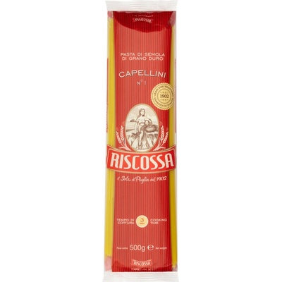 Pastificio Riscossa Capellini 3 minutové Špagety 0,5 kg