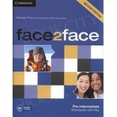 Učebnice face2face 2nd edition Pre-intermediate Workbook with Key