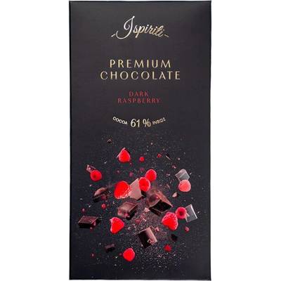 Spiriti Hořká 61% s kousky malin 80 g